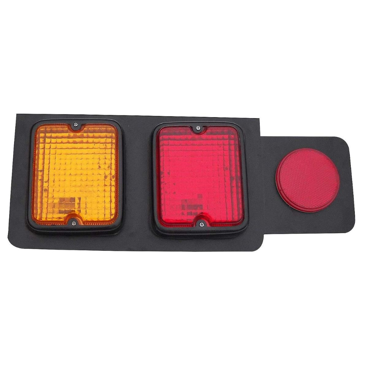 

Універсальний задній ліхтар в зборі 3-сторонній задній комбінований ліхтар в зборі Задні ліхтарі Металевий корпус 12v Лампи Підходить для вантажівок причепів Права сторона