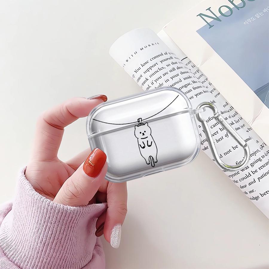 Cartoon Dog Cat Case For Airpods 2 4 Pro3 1 Pro2 Pro 3 Clear Earphone Cases Cover