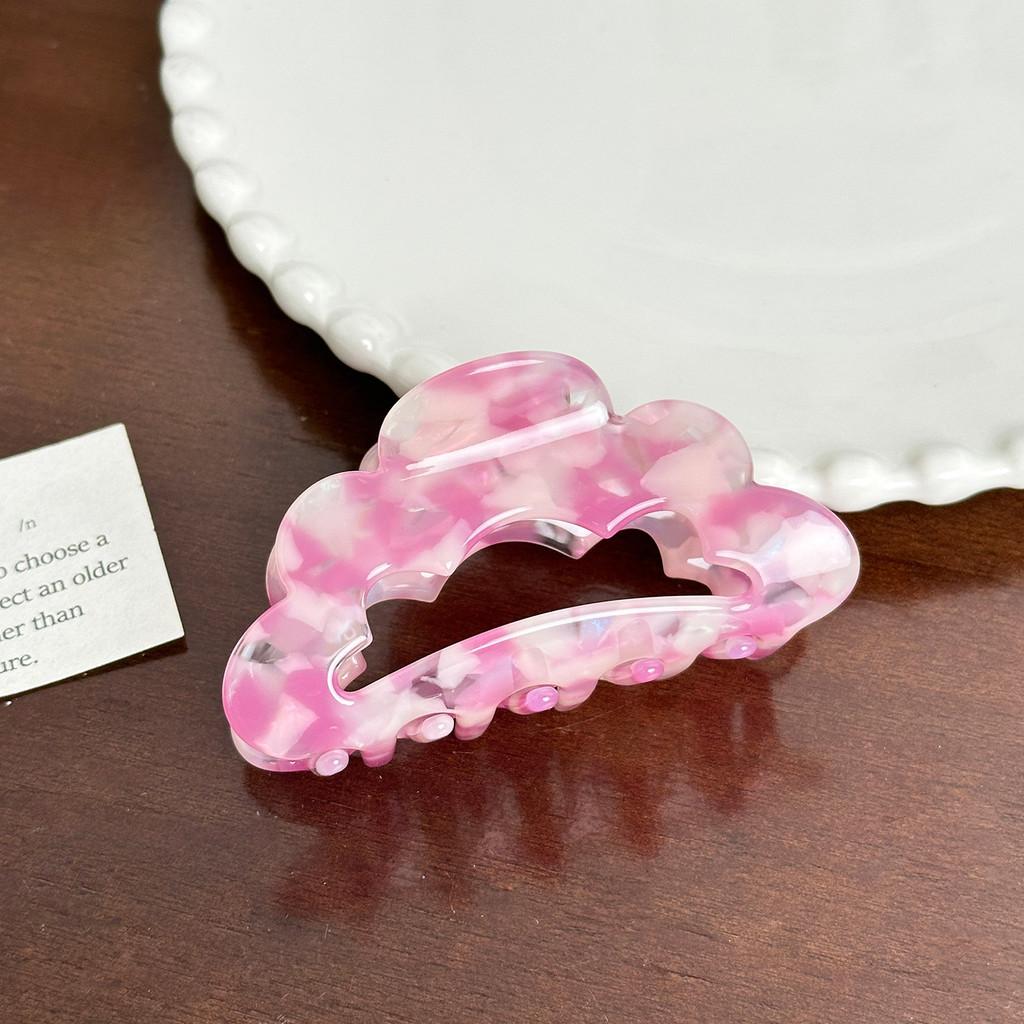 Chic Acetate Hair Claw Clips For Women In Unique Geometric Designs And Colors