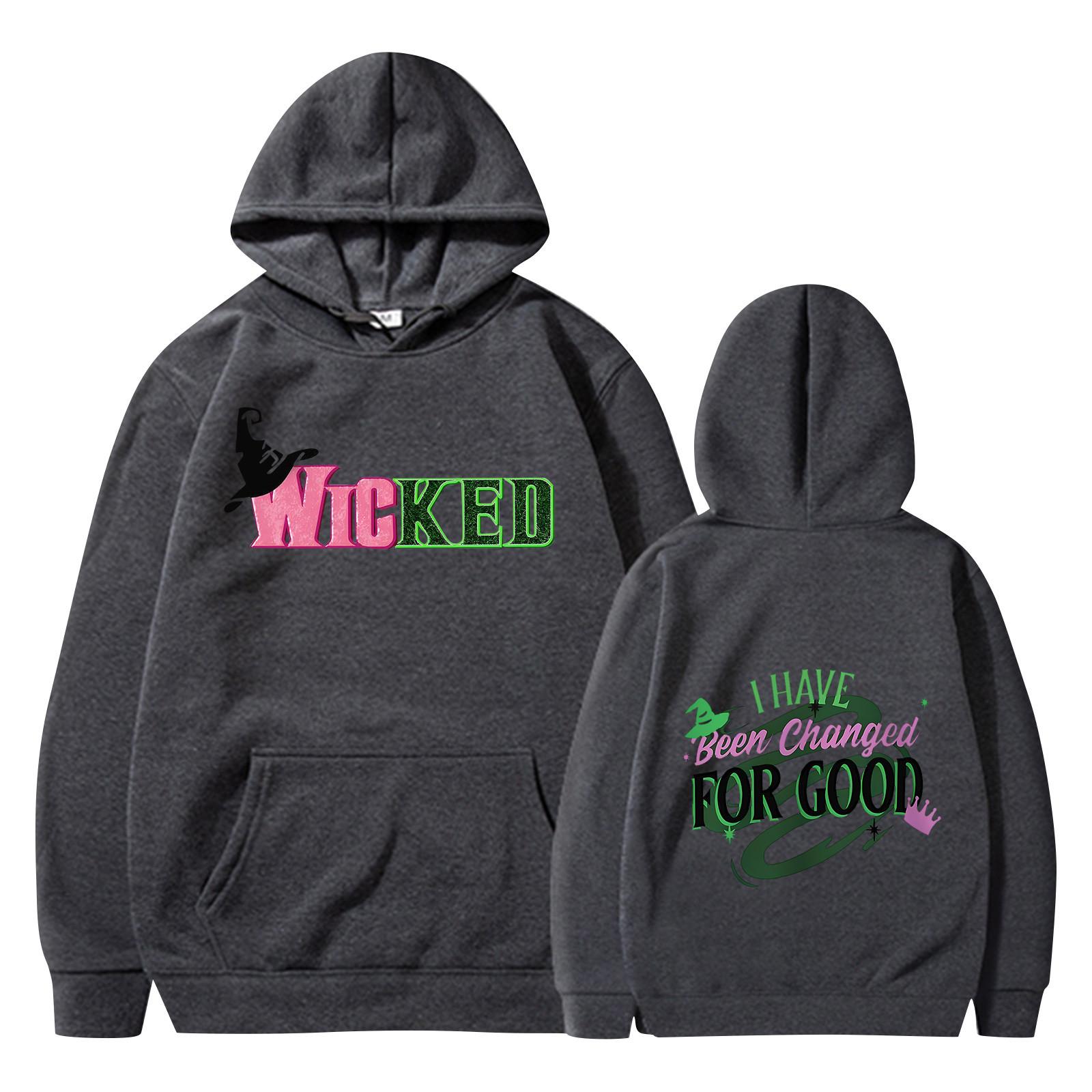 Унисекс модный повседневный свободный плюшевый пуловер с длинными рукавами и круглым вырезом с капюшоном из веревки S 1539₽