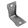 Angle Connector with Rib, 89x89x60x1.5 Mm, Galvanized Steel