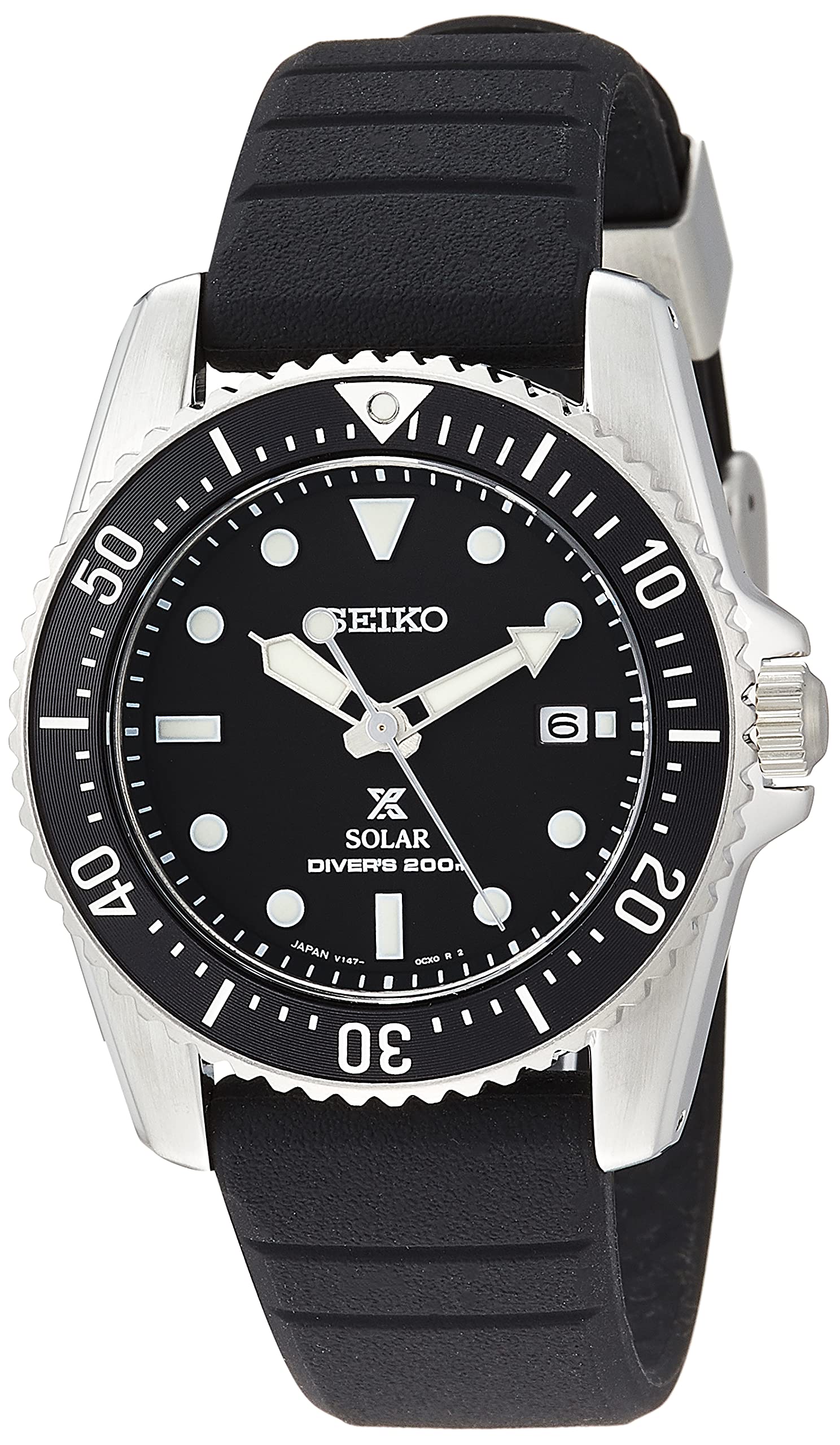 

[Seiko Watch] Дайверський годинник Prospex DIVER SCUBA Solar SBDN075 чоловічий чорний