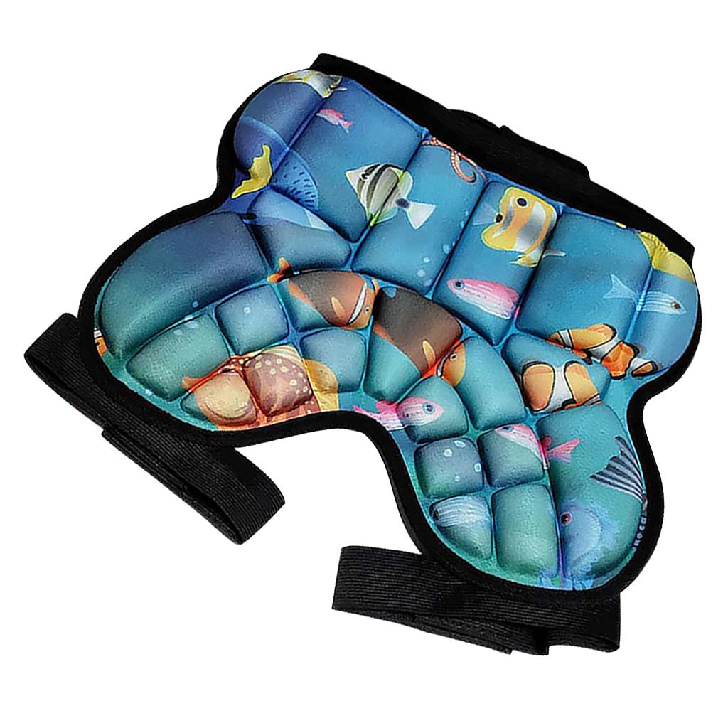 Pantaloni scurți de protecție căptușiți din EVA pentru copii, cu protecție pentru șolduri absorbantă la impact, pentru snowboard, patinaj, băieți, fete