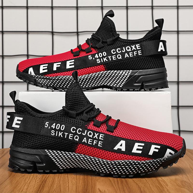 Lightweight Men Running Shoes Outdoor Flexible Male Walking Shoes Breathable Men's Sneakers Fashion Soft Casual Shoes 40-47