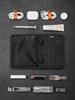 TACTICALGEEK TCM10 EDC Organizer Board, Non-Slip Elastomer Woven Board with Zippered Net Pocket and Insert Panel for Organizing Bag Accessories and