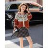 Mokana Women's Fair Isle Hooded Knitted Sweater