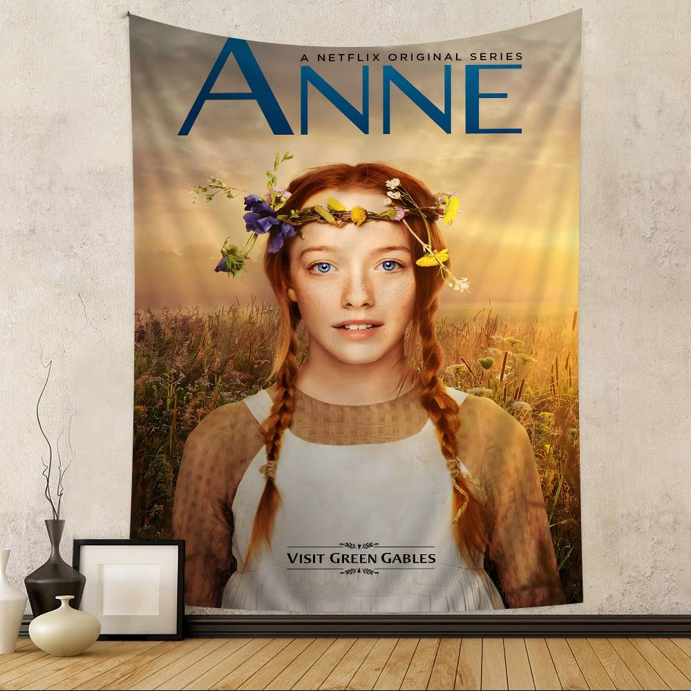 Anne With An E Anime Tapestry Art Printing Japanese Wall Tapestry Anime Wall Hanging Home Decor