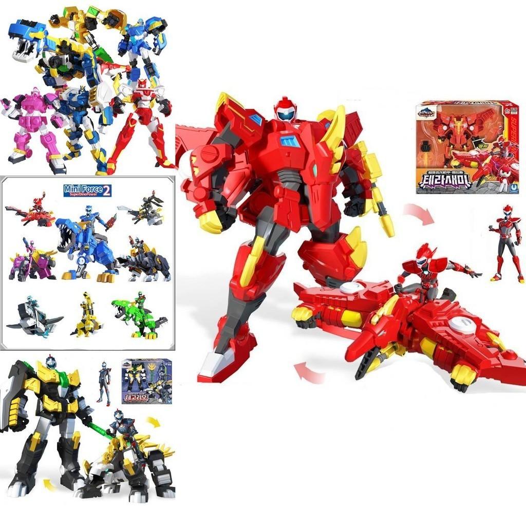 Mini Special Forces Toy Super Dino Power Mecha Transformation Robot For Boys