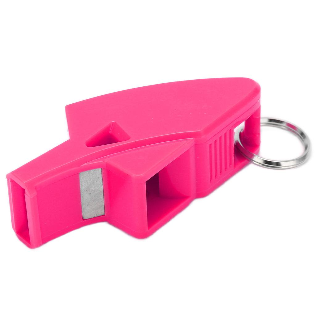Referee Dolphin Whistle Sturdy Durable Resounding Crisp Portable Sound Whistle for CompetitionsRose