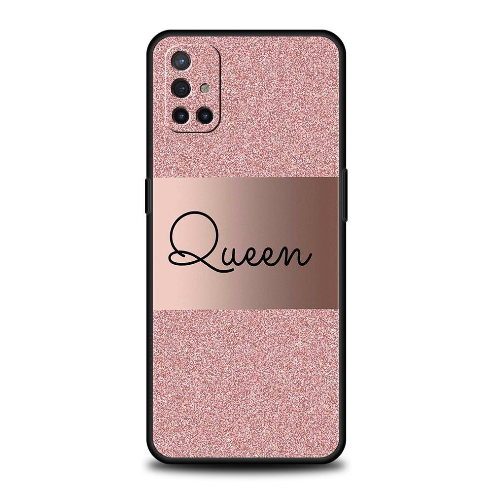 Roségold Rosa Marmor Königin Handyhülle Für OnePlus 10 9 Pro 9T 10R 9R 9RT 8T 8 7 6T 7T Nord 2T CE 2 5G N200 N10 N100 Weiche Hülle