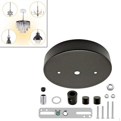 1 Set Iron Modern Ceiling Lighting Canopy K Pendant Light Disc Covers Hardware Accessories for DIY