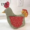 Handmade Chicken Kitchen Decor 2PCS Insulated Oven Mitts, Cute Shape Pot Holders, Heat Resistant Holders Cotton Gloves, for Farmhouse And Baking