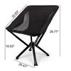 Outdoor Camping Foldable Aluminum Chair with Backrest and Umbrella