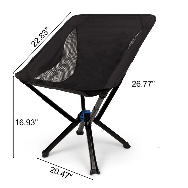 Outdoor Camping Foldable Aluminum Chair with Backrest and Umbrella