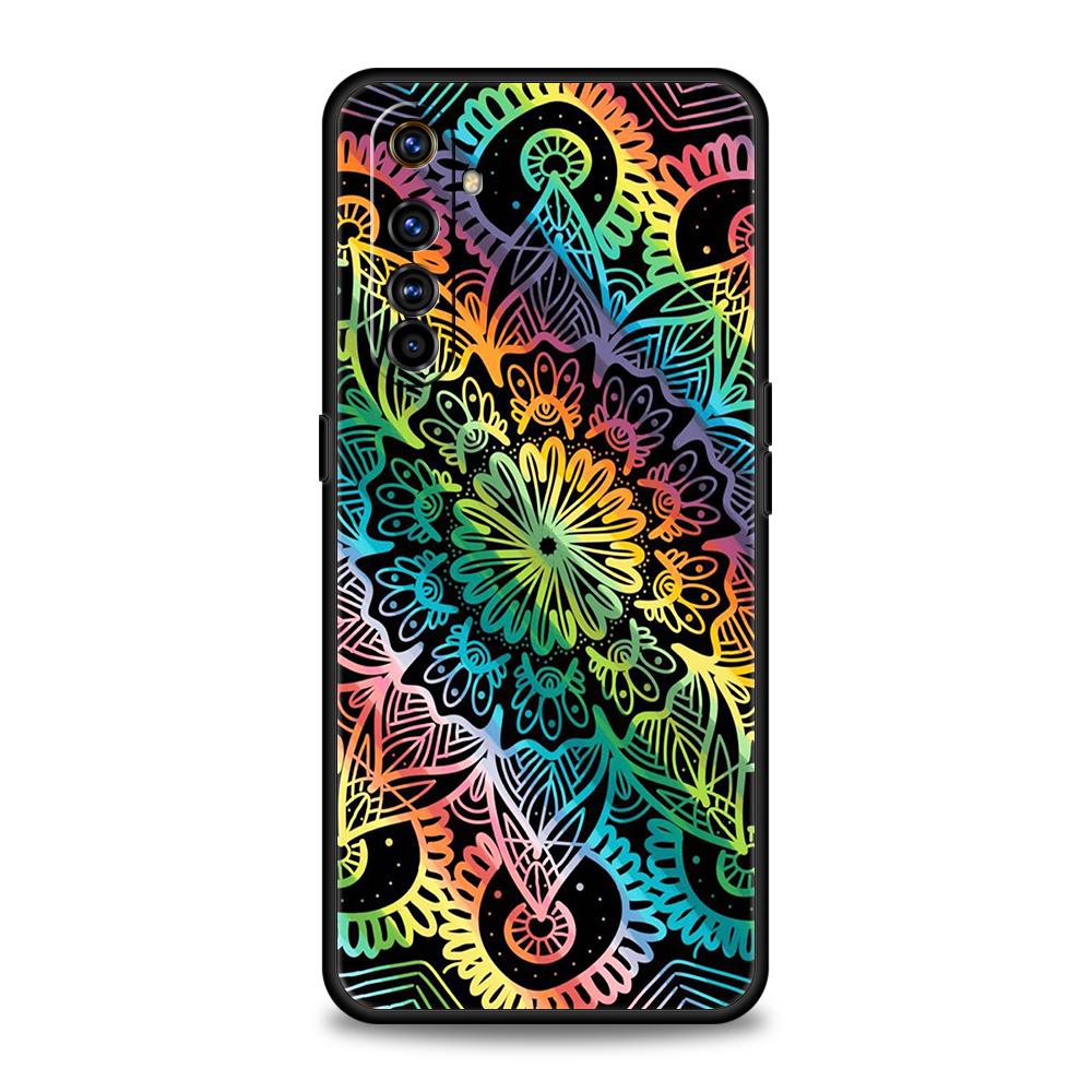 Mandala Soft Silicone For Realme 8i 9i 9 Pro Plus GT2 Pro C3 6 7 8 Pro C21 C11 C25 Pro 5G Shockproof Phone Cover Funda Coque Bag