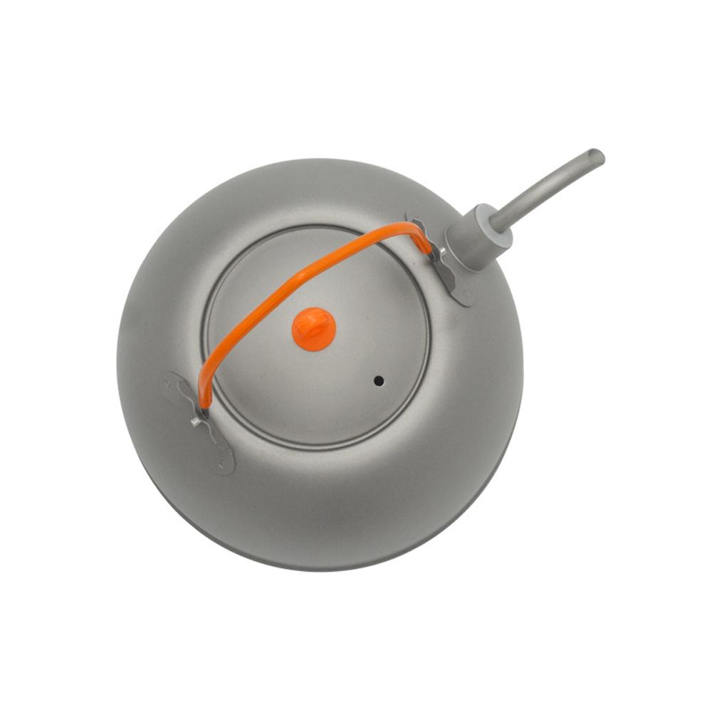 0.5L Hot Water Kettle with Coffee Pot Ti Spout with Stainless Steel Alcohol Stove for Outdoor