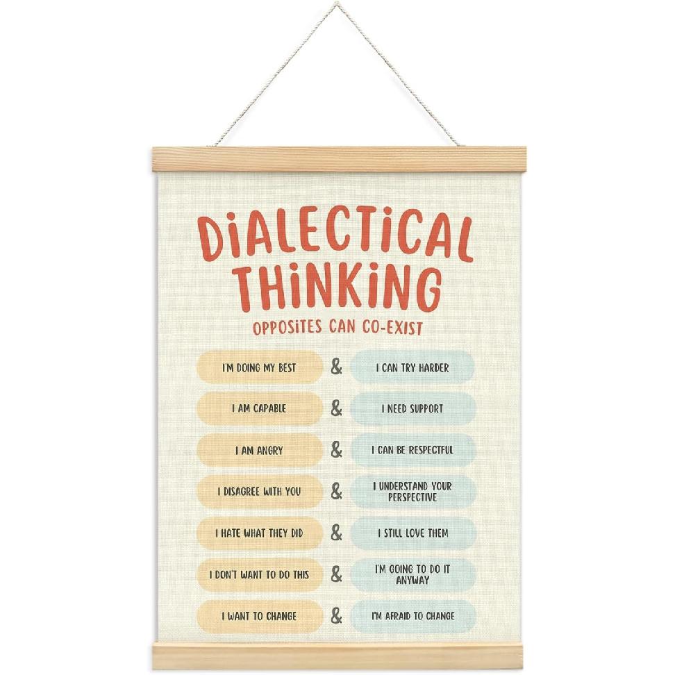 KDHTY Mental Health Posters,School Counseling Office Must Haves,Boho Classroom Therapy Office Decor,Mental Health Posters for Calming Corner Playroom mental 14