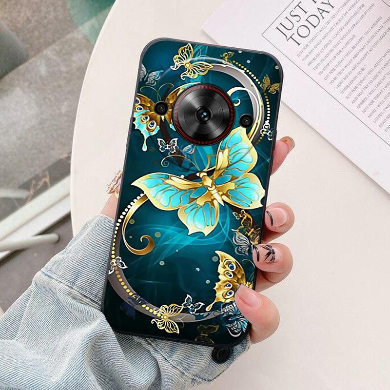 For ZTE Blade A75 5G Phone Case Astronaut Silicone Camera Protection Back Cover For ZTE BladeA75 5G Funda Colorful Coque A 75