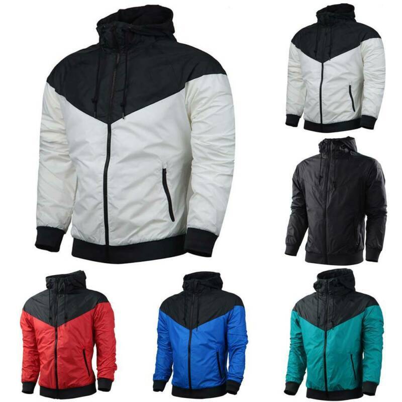 

Мужская осенне-зимняя куртка с длинным рукавом и капюшоном, ветровка, спортивное активное пальто, верхняя одежда