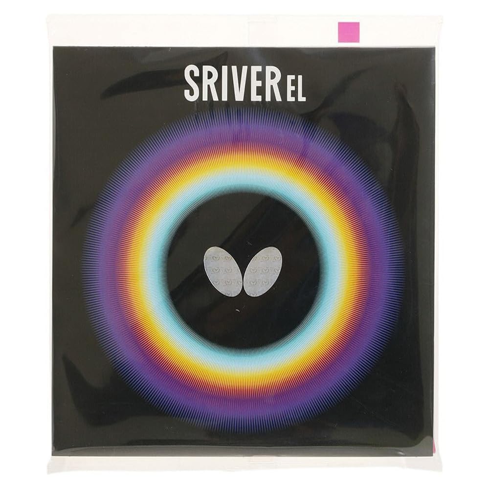 Butterfly Sriver EL 05380 006 Table Tennis Rubber 2.1mm Thickness Red