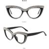 New Diamond-encrusted Cat's Eye Sunglasses Women's Trend Personalized Glasses Fashion Sunglasses