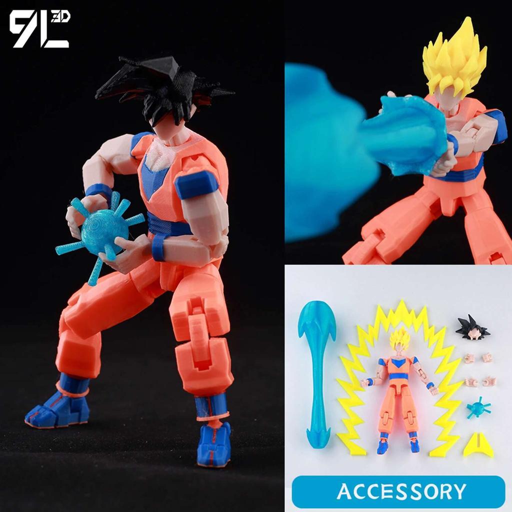 9L3D Printed Lucky Dummy 13 Spider-Man 3D Printed Action Figure, Multi-Jointed Poseable Anime Model, Collectible Gift for Fans