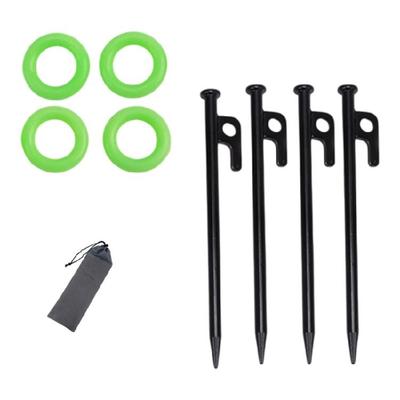 Piquets d'ancrage pour tente de camping au sol extérieurs Piquets de tente coupe-vent pour activité extérieure et usage de jardin