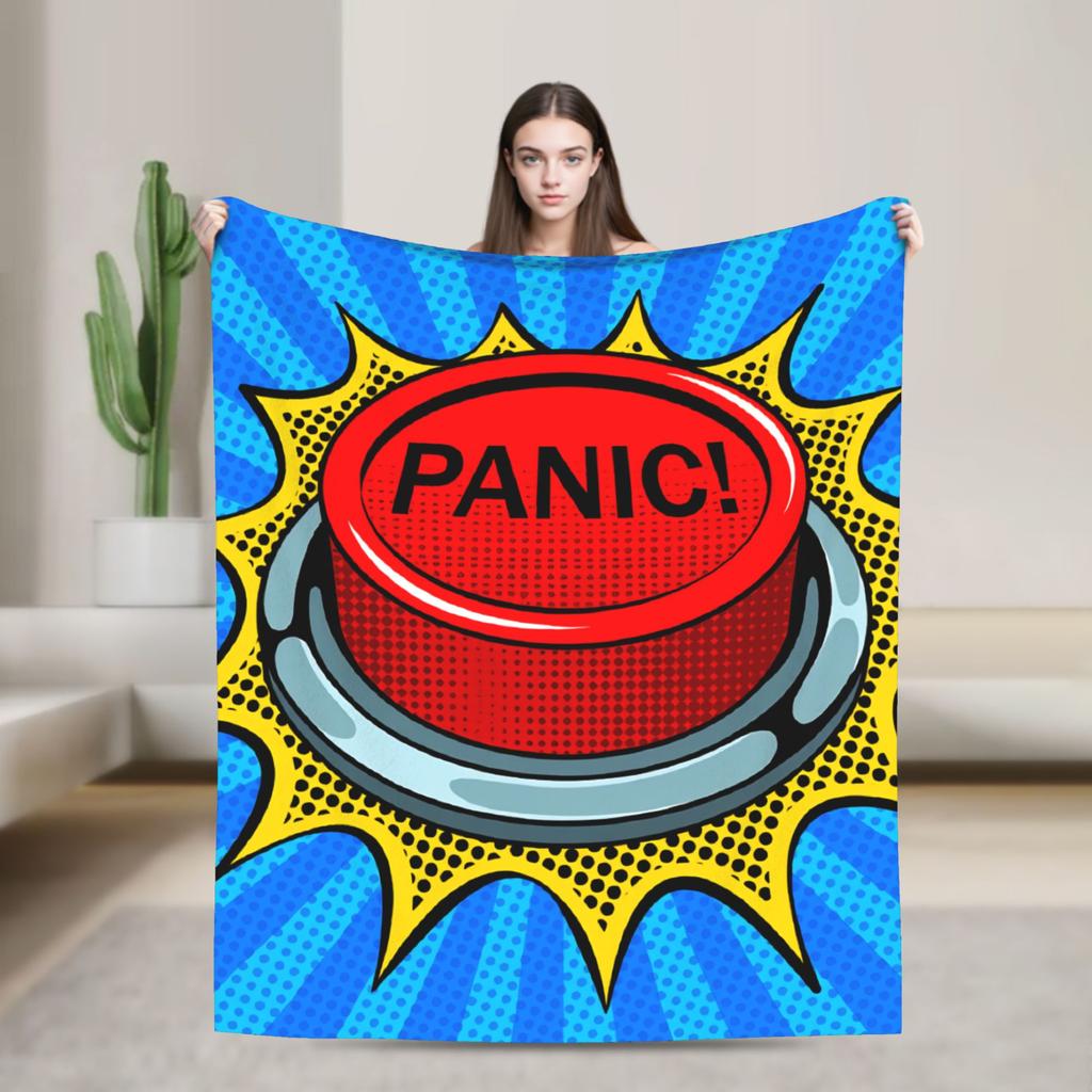Roy Lichtenstein Pop Art Blanket  Warm Soft Aesthetic Plush Throw Blanket For Home Decor Picnic Flannel Bedspread Bed Cover