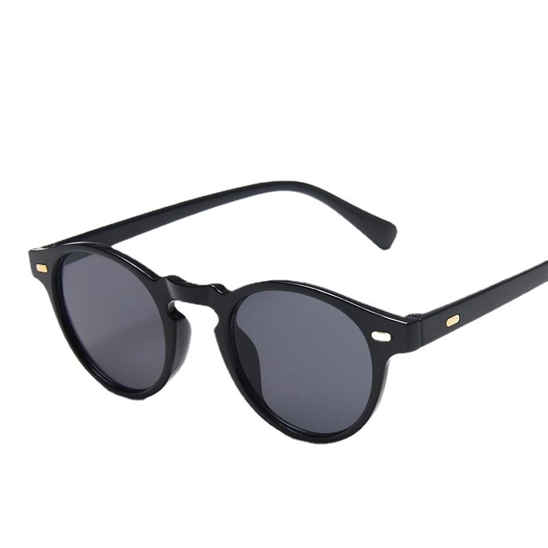 Retro Fashion Tom Round Style Sunglasses Men Vintage Women Brand Design Sun Glasses Male Female Uv400