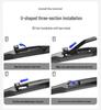 Frameless Silent Wiper Blades for Changan Oushang X7PLUS - High-Definition Car Window Wipers