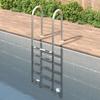 VidaXL Swimming Pool Ladder 54x38x211 Cm Stainless Steel 304 93460