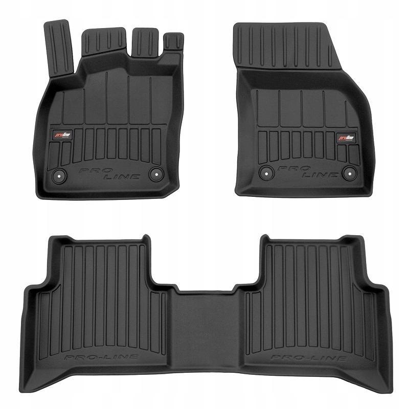 Rubber Mats And Wiper Mat Peugeot 5008 2 From 2017 - 3D Trays