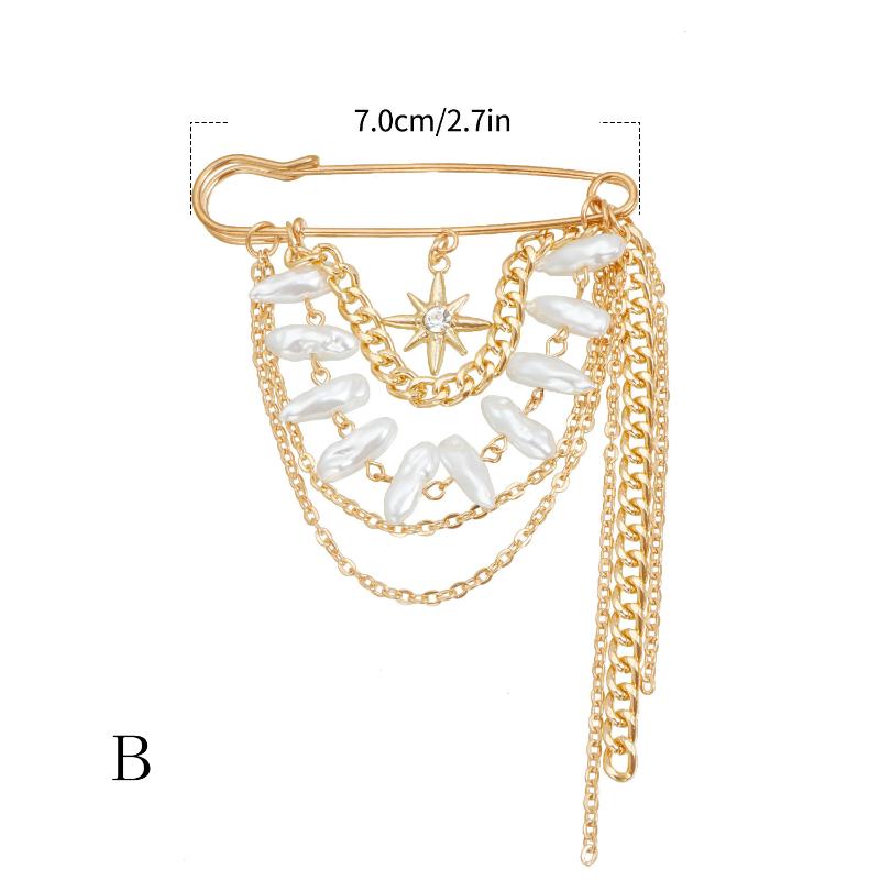 Fashion Irregular Tassel Chain Brooch For Women Multi-Functional Pants Chain Charm Versatile Accessory Jewelry Waist-Shaping Fix