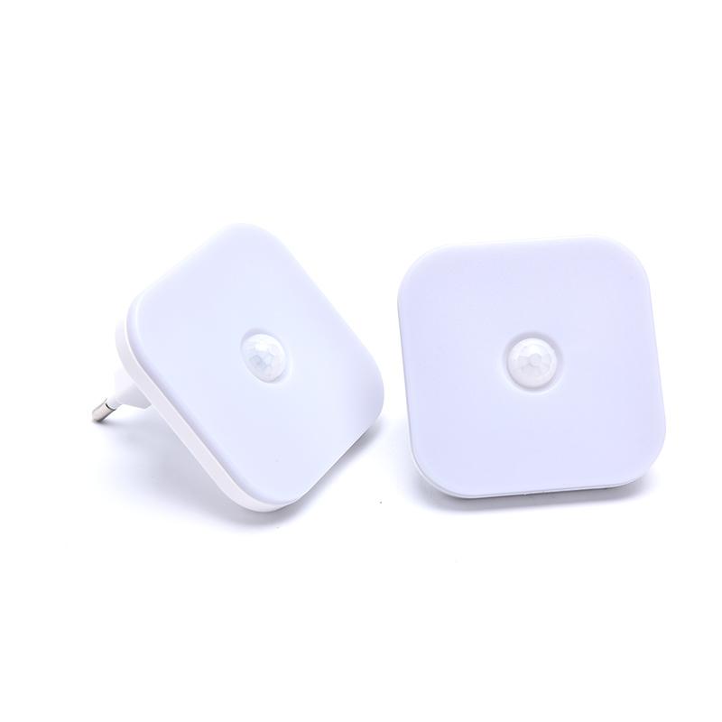 Lampka nocna z wtyczką Eu Smart Motion Sensor Led Wall Plug Lamp Lampka nocna