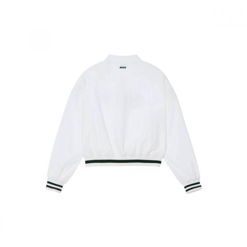 GOXO Varsity Jacket White Golf Rubber