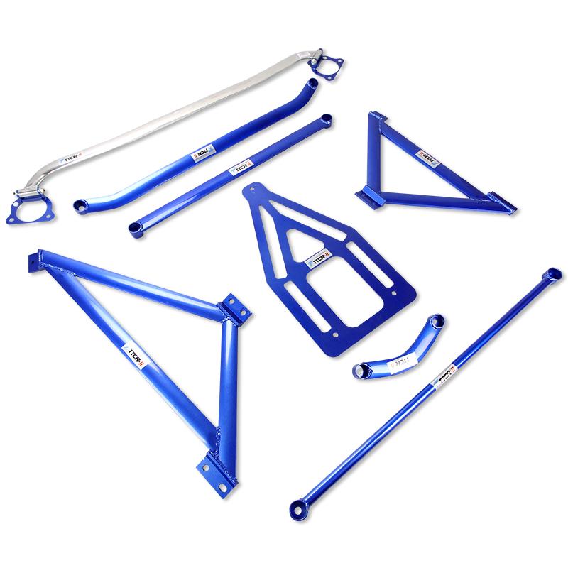 Strut Bars for Honda URV 2017-2024 Accessories Chassis Reinforcement Anti-roll Rod Aluminum Alloy Suspension Balance Lever Bar