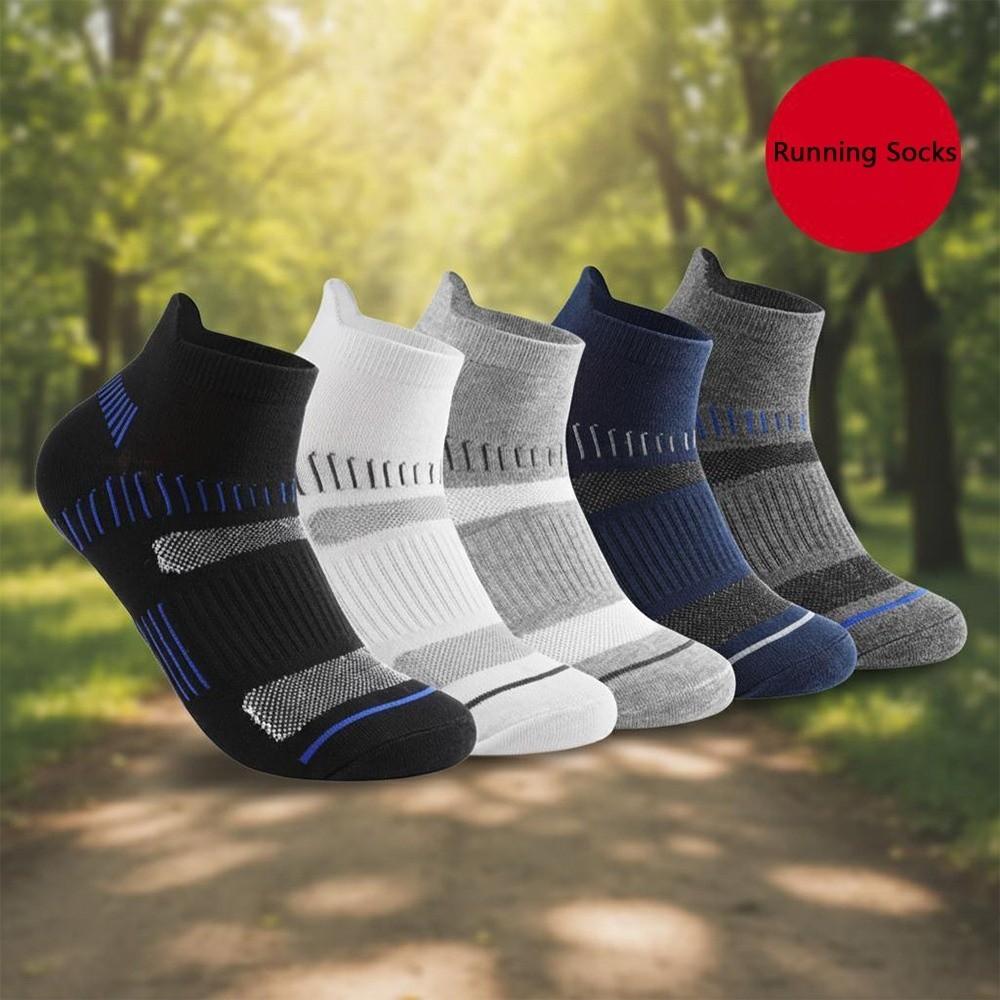 Neue dicke Laufsocken Bequeme schweißableitende Knöchelsocken Langlebige weiche Bootssocken