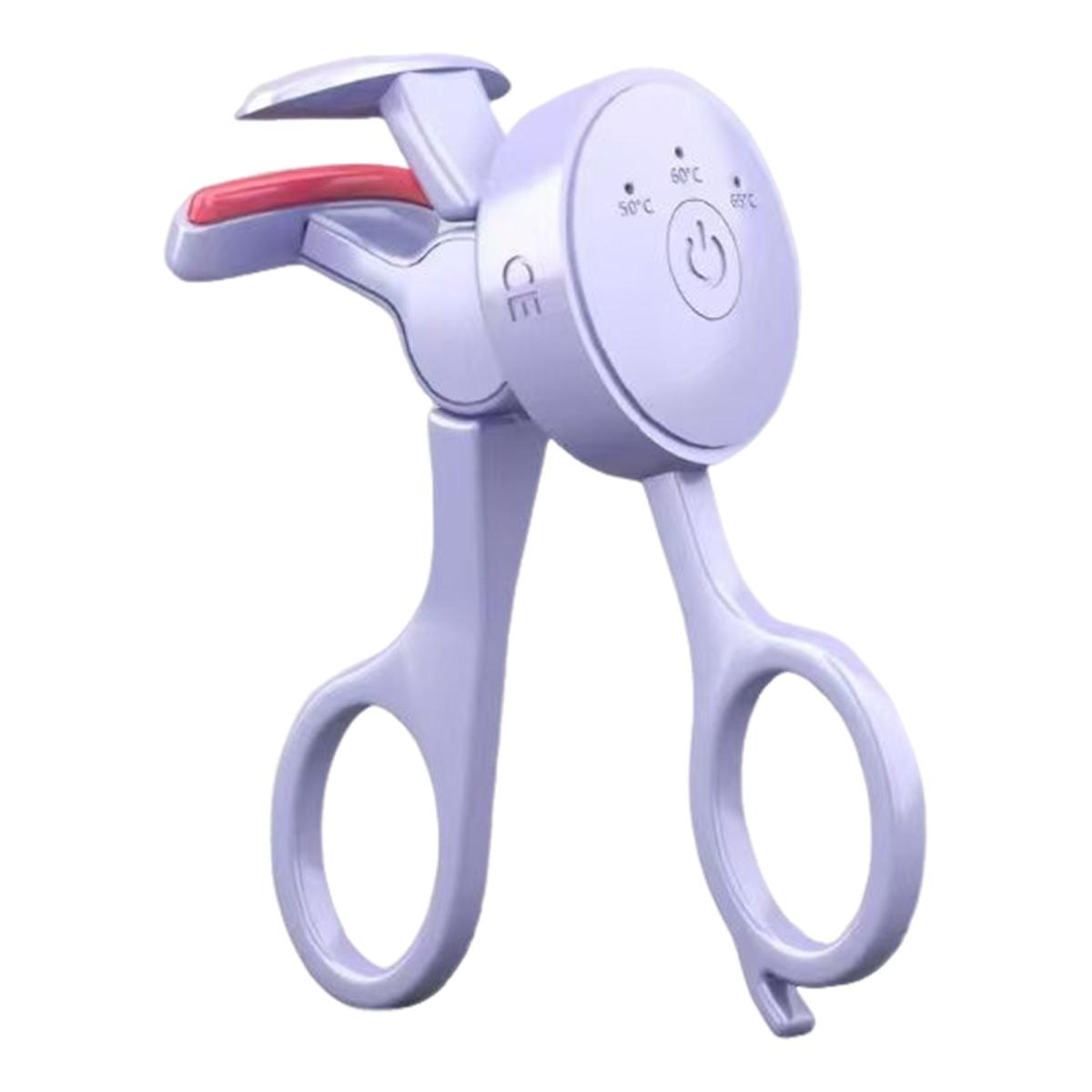 

Електрична плойка для завивки вій з підігрівом, 3 налаштування температури, тип C, акумуляторна, портативна, швидкого нагрівання, інструменти для завивки вій для жінок фіолетовий