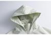 QIYOU 2025 Autumn Retro Unisex Hooded Jacket - Casual & Simple Outerwear