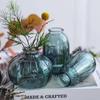 Northern Europe Mini Simple Stained Glass Vase Home Decoration Ornament Aromatherapy Bottle Hydroponic Flower Arrangement Vase