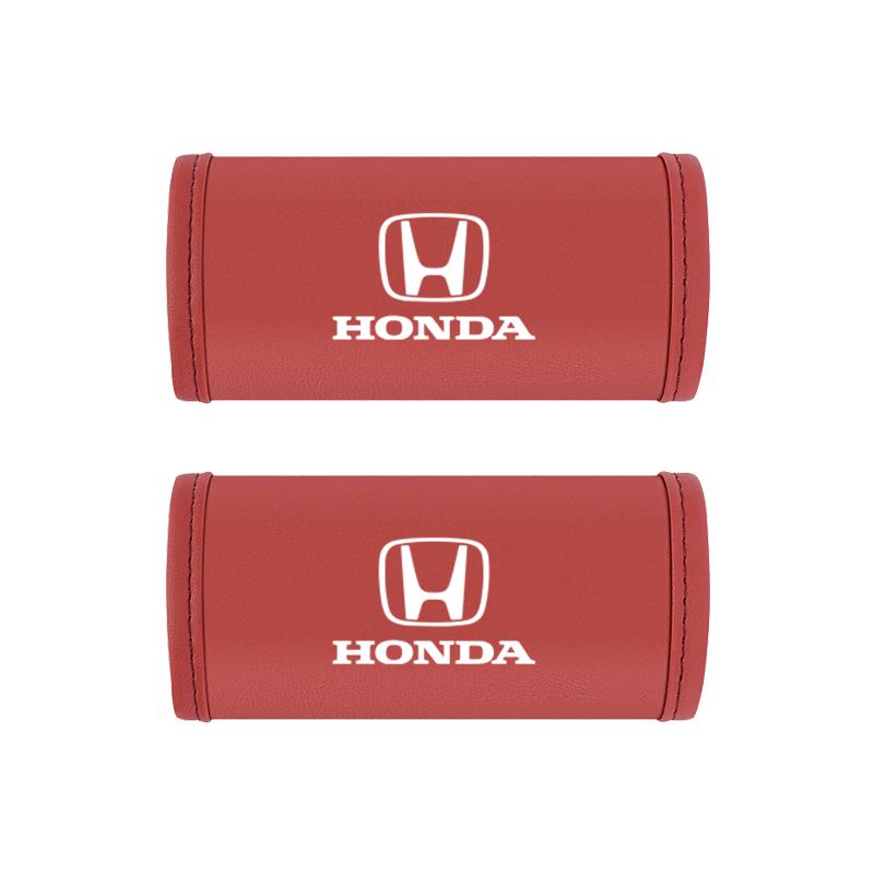 wsdh6 2Pcs Car Roof Handle Cover Armrest Covering Interior Accessories For Honda N-BOX N-ONE Fit Jazz Civic City Accord Vezel HRV CRV