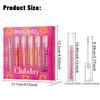 6 Stück Lippenbefeuchtend Feuchtigkeitsspendend Aufhellend Lippenöl-Set Wasserglanz Spiegel Hydrierender Lippenlack Lippenöl Make-up