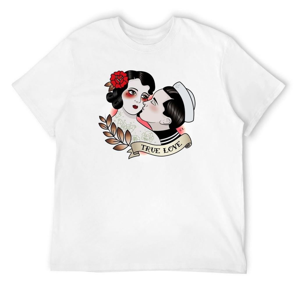 True Love T-Shirt Blouse Custom Shirt Customs Design Your Own Vintage Anime Shirt Mens T Shirt