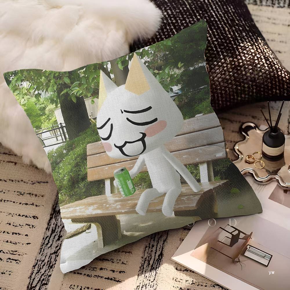 Popular Mascot T-Ttoro I-Inoue Pillow Gift Home Office Decoration Bedroom Sofa Car Cushion Cover Case 45x45