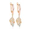 Orecchini a Clip Piuma Come se Orecchini Trendy Color Oro Rosa Matrimonio Gioielli Moda Quotidiana Zirconia Cubica Orecchini Geometria Per Donne Orecchini Geometria Sposa