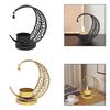 Candle Holder Candle Stand Decoration Gifts Hollow Metal for Living Room Festival Table Centerpiece Birthday Fireplace