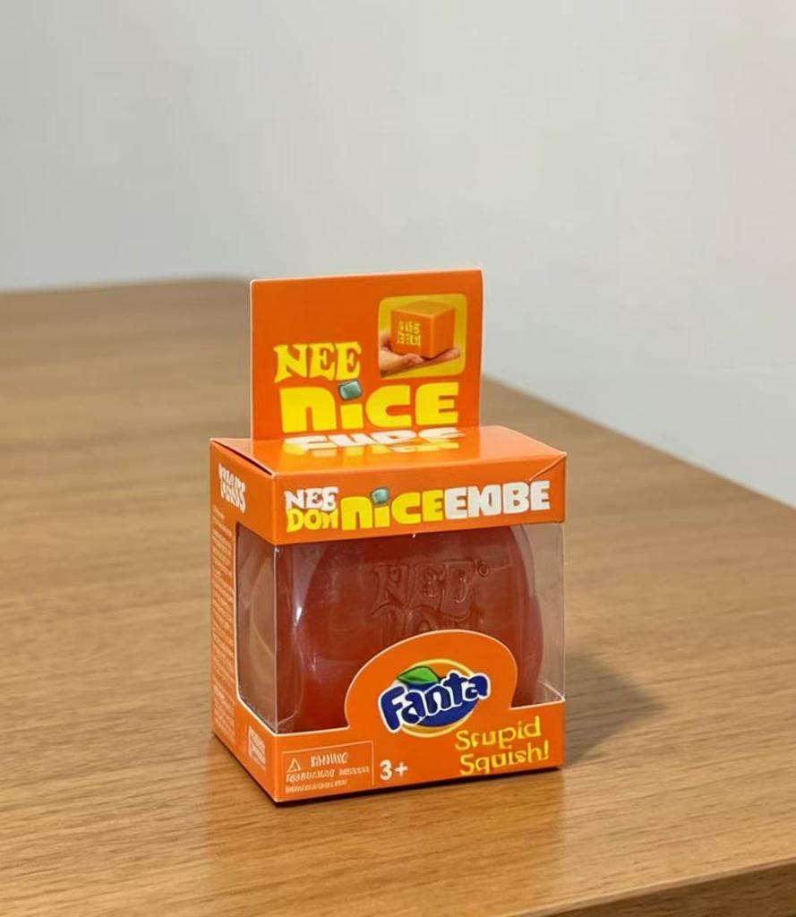 Schylling Needoh Nice Cube Giocattolo Sensoriale Antistress Puzzle da Schiacciare Blocco per Scaricare la Tensione Souvenir per Bambini Giocattolo Educativo