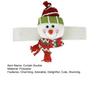 Christmas Curtain Tieback Buckle Snowman Santa Claus Curtain Holdback Fastener Xmas Window Decoration for Holiday Home Decor