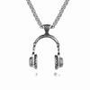 Koreanische Version Trendige Headset-Halskette Herren Hip-Hop Persönlichkeit Trendige Jungen Pulloverkette Studentenanhänger Dominante Einzelne Accessoires