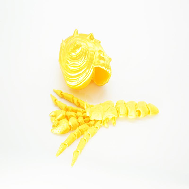 New 3D Printed Hermit Crab Multi-Articular Movable Model Home Decor Creative Ornaments Gift Crafts Ornaments3d Printed Crab